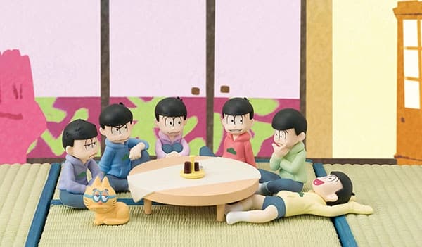 Osomatsu-san - ESP Nyanko - Matsuno Choromatsu - Matsuno Ichimatsu - Matsuno Jyushimatsu - Matsuno Karamatsu - Matsuno Osomatsu - Matsuno Todomatsu - Palmate Petit - Chabudai Shuugou! Set