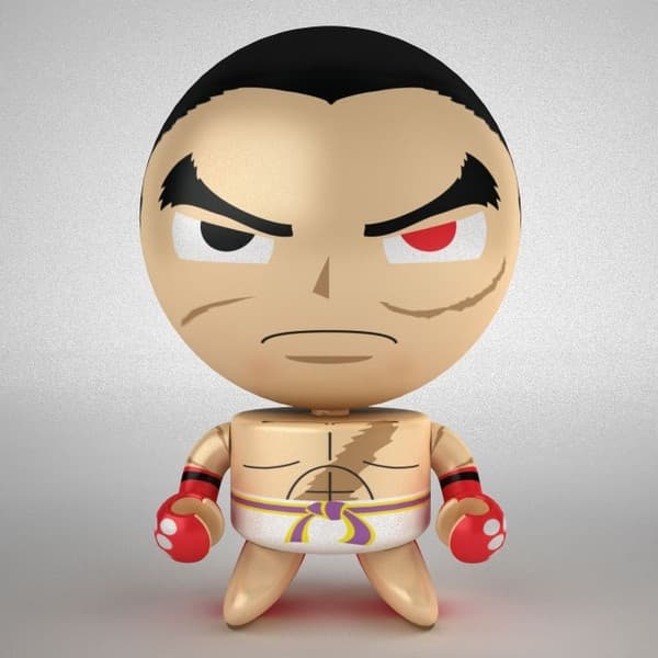 Street Fighter x Tekken - Mishima Kazuya - Bobble Budds - Bobblehead - Street Fighter X Tekken Collection (1)