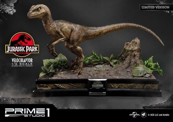 Jurassic Park - Velociraptor - Legacy Museum Collection (LMCJP-03LM) - 1/6 - Closed Mouth version, Prime 1 Studio Limited Edition