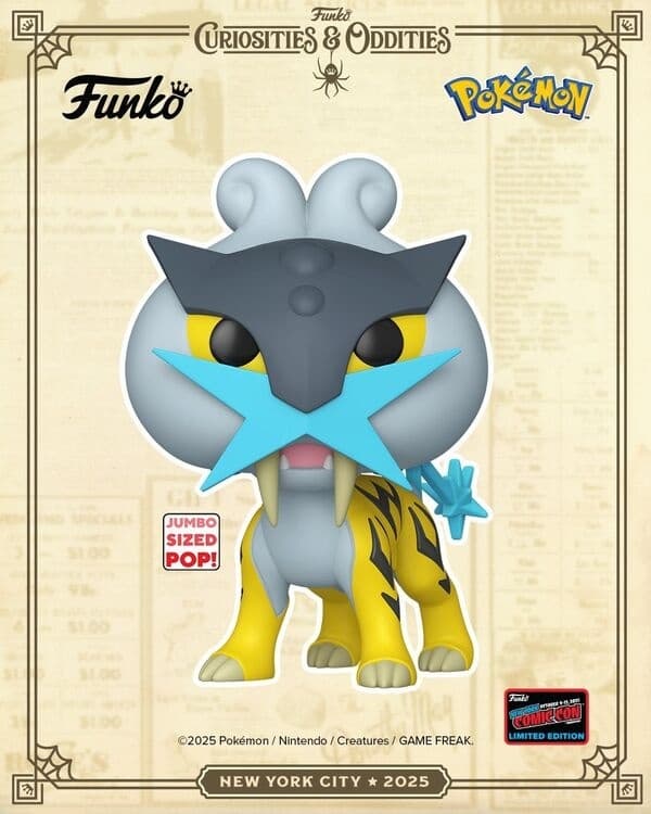Pocket Monsters - Raikou - Jumbo Sized POP! - POP! Games - POP! Vinyl