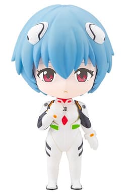 OSHI WORKS Mini Rebuild of Evangelion Rei Ayanami Complete Figure, view 6 of 6