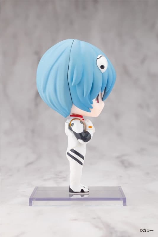 OSHI WORKS Mini Rebuild of Evangelion Rei Ayanami Complete Figure, view 3 of 5