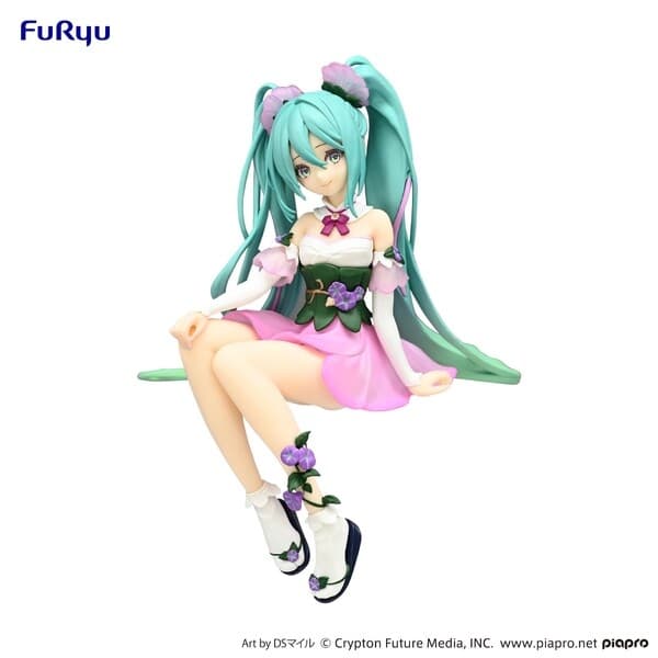 Piapro Characters - Hatsune Miku - Flower Fairy - Noodle Stopper Figure - Asagao, Pink ver.