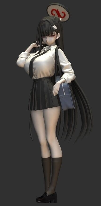 Blue Archive - Tsukatsuki Rio - 1/7 - Gakusei-fuku