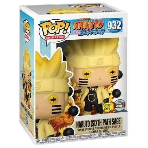 Naruto Shippuuden - Uzumaki Naruto - POP! Animation (932) - POP! Vinyl - Glows in the Dark, view 1 of 2