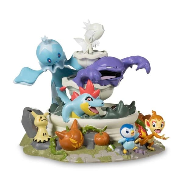 Pocket Monsters - Alligates - Betbeton - Hikozaru - Koiking - Mimikkyu - Pochama - Pururill - Haunted Pokémon Village - Frillish Frightening Fountain