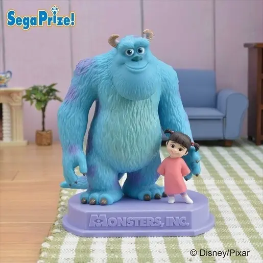 Monsters Inc. - Boo - James P. Sullivan - Sega Disney Prize - Premium Buddy Figure