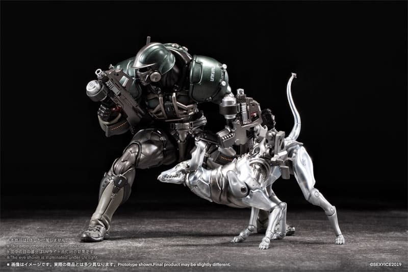 PURE.ICE x Vermin Canine-Type Biological Weapon Zatard Hound - Tactical Support Variant Action Figure, view 16 of 20