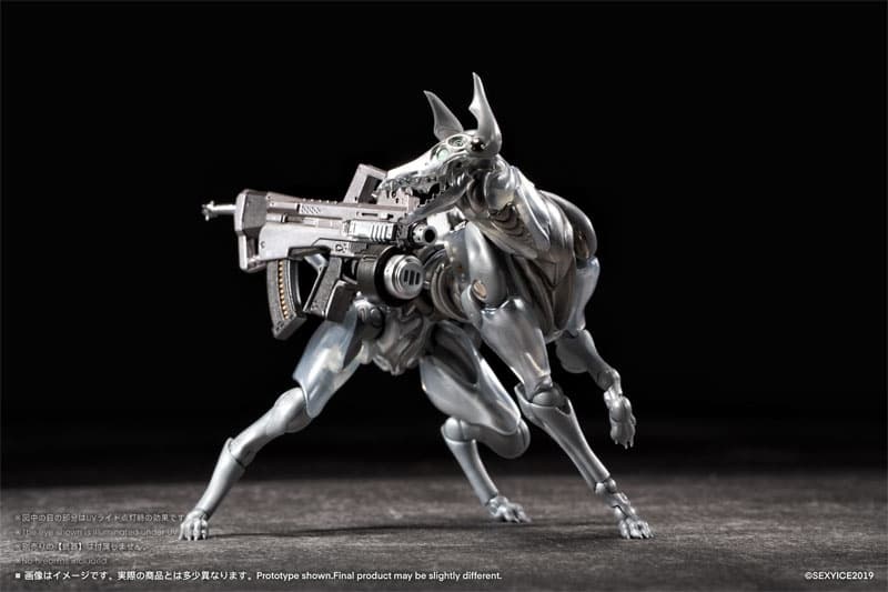 PURE.ICE x Vermin Canine-Type Biological Weapon Zatard Hound - Tactical Support Variant Action Figure, view 5 of 20