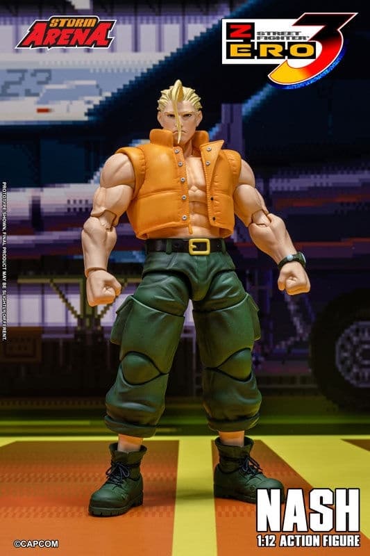 Street Fighter Zero 3 - Charlie Nash - Storm Arena - 1/12