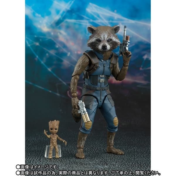 Guardians of the Galaxy Vol. 2 - Groot - Rocket Raccoon - S.H.Figuarts