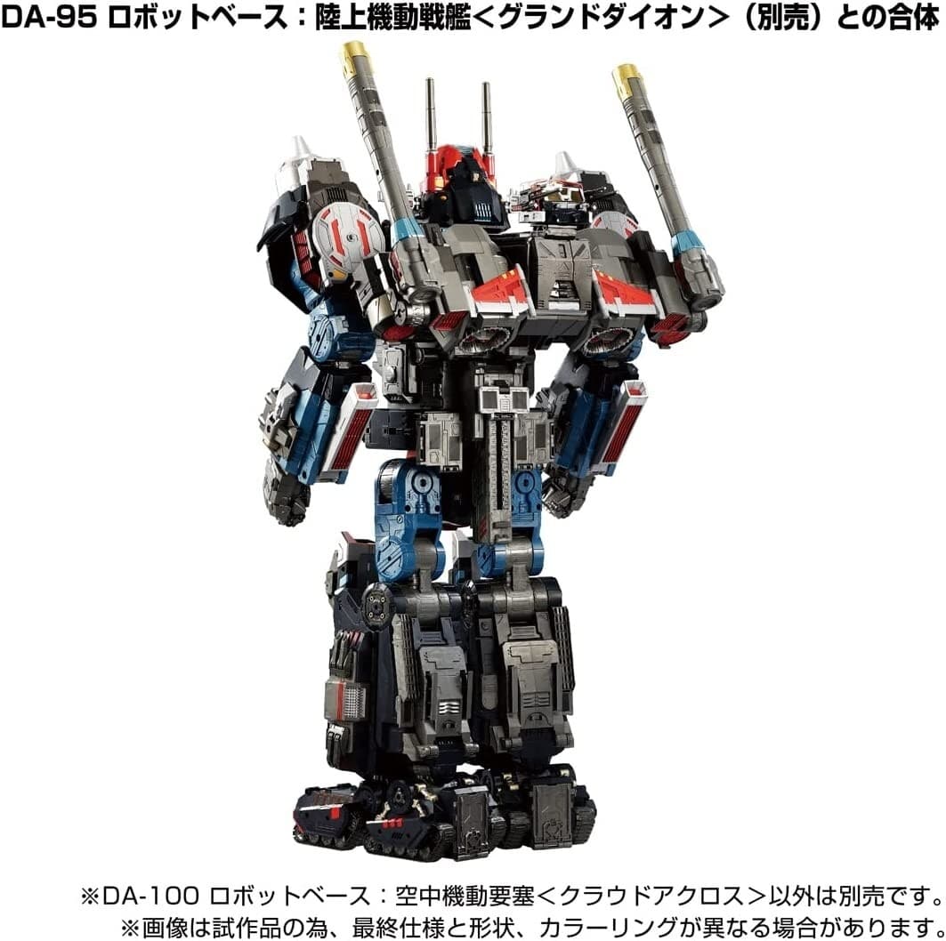 Diaclone - Diaclone Reboot (DA-95) - DA-95 Robot Base: Mobile Land Battleship <,Ground Dion>, - 1/60, view 5 of 11