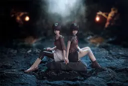 OSHI WORKS Fatal Frame II Crimson Butterfly REMAKE Mio Amakura / Mayu Amakura Complete Figure, view 1 of 15