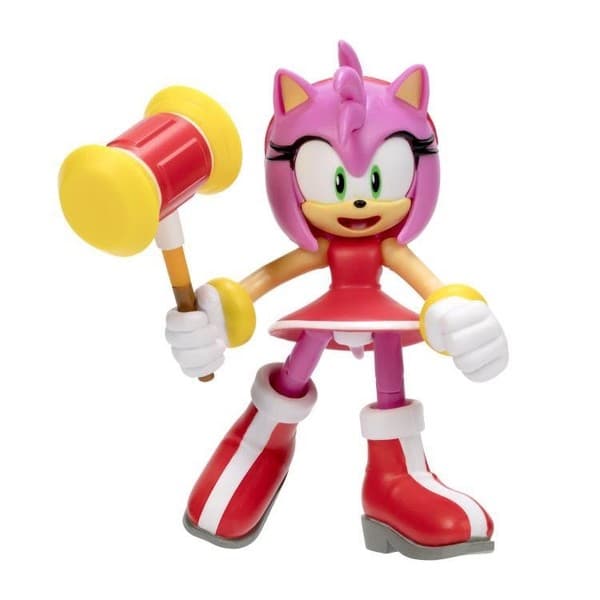 Sonic the Hedgehog - Amy Rose - Sonic 30th Anniversary - Sonic 4-Inch Articulated Figure (Wave 6)