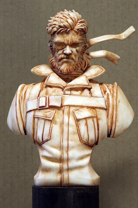 Metal Gear Solid Peace Walker - Naked Snake - Bust