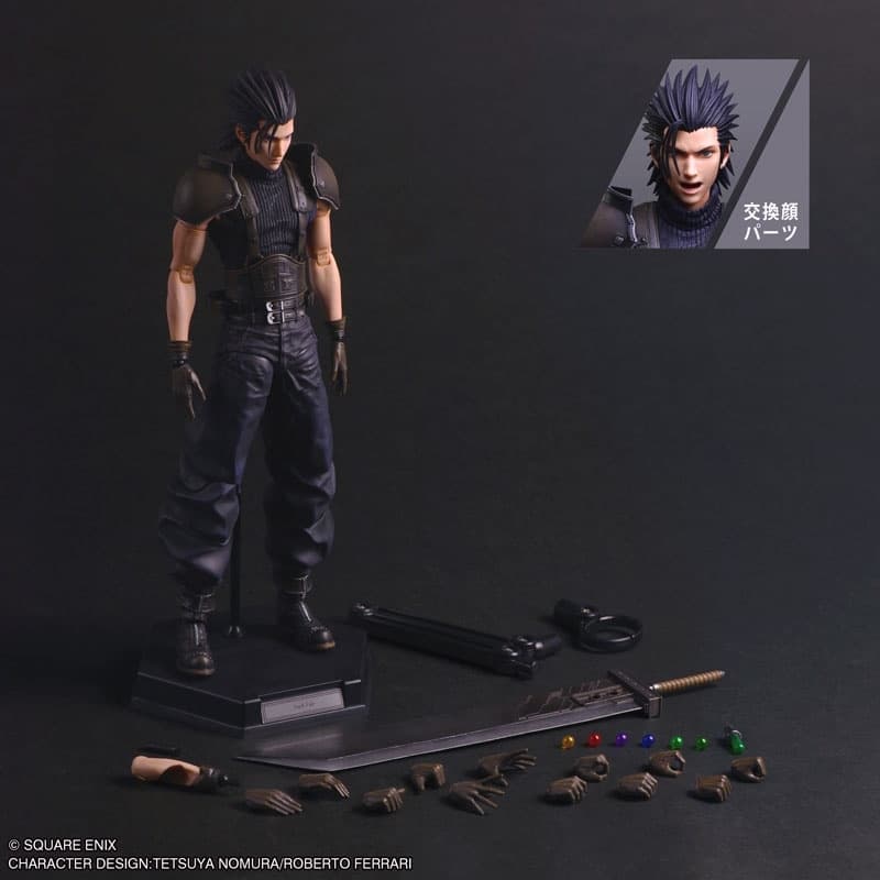 Final Fantasy VII Rebirth PLAY ARTS SHIN Zack Fair Soldier Class 1st, view 7 of 8