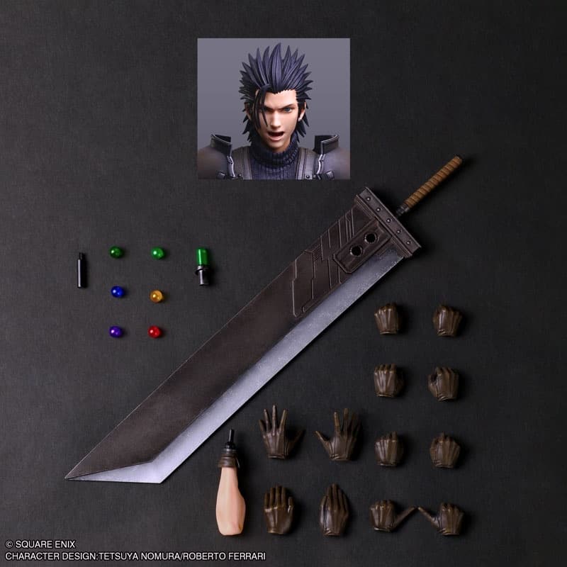 Final Fantasy VII Rebirth PLAY ARTS SHIN Zack Fair Soldier Class 1st, view 8 of 8