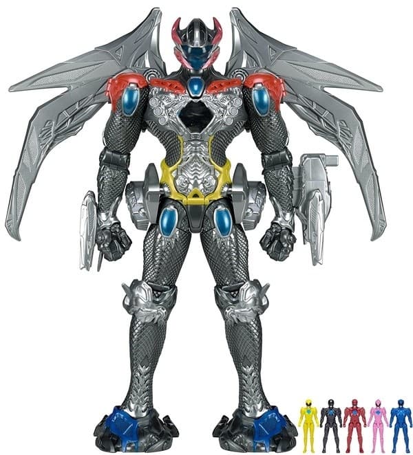 Power Rangers (2017) - Black Ranger - Blue Ranger - Megazord - Pink Ranger - Red Ranger - Yellow Ranger - Interactive