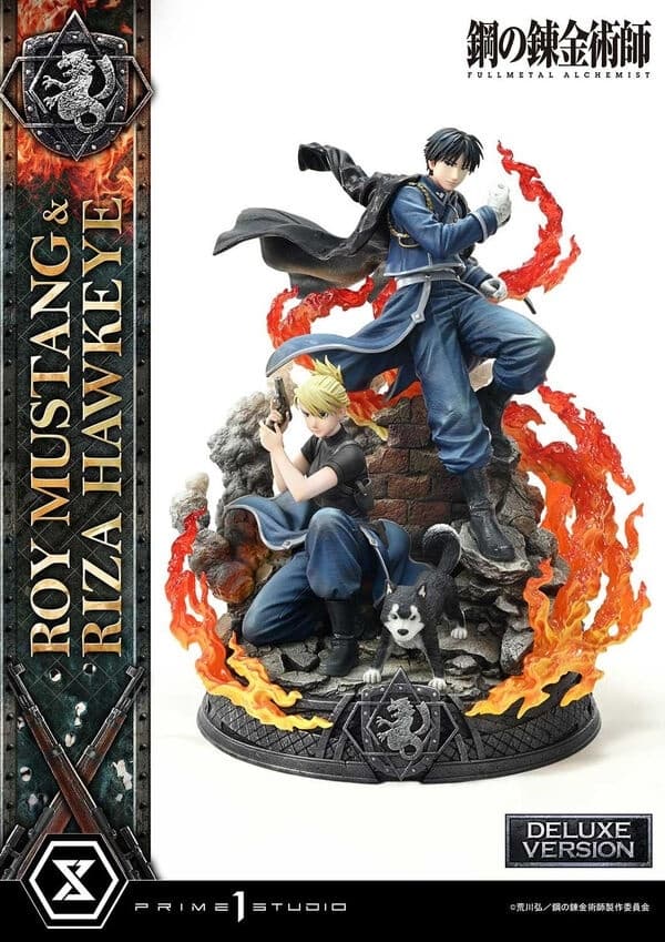 Hagane no Renkinjutsushi Fullmetal Alchemist - Black Hayate - Riza Hawkeye - Roy Mustang - Concept Masterline (CMFMA-02DX) - 1/6 - DX Version