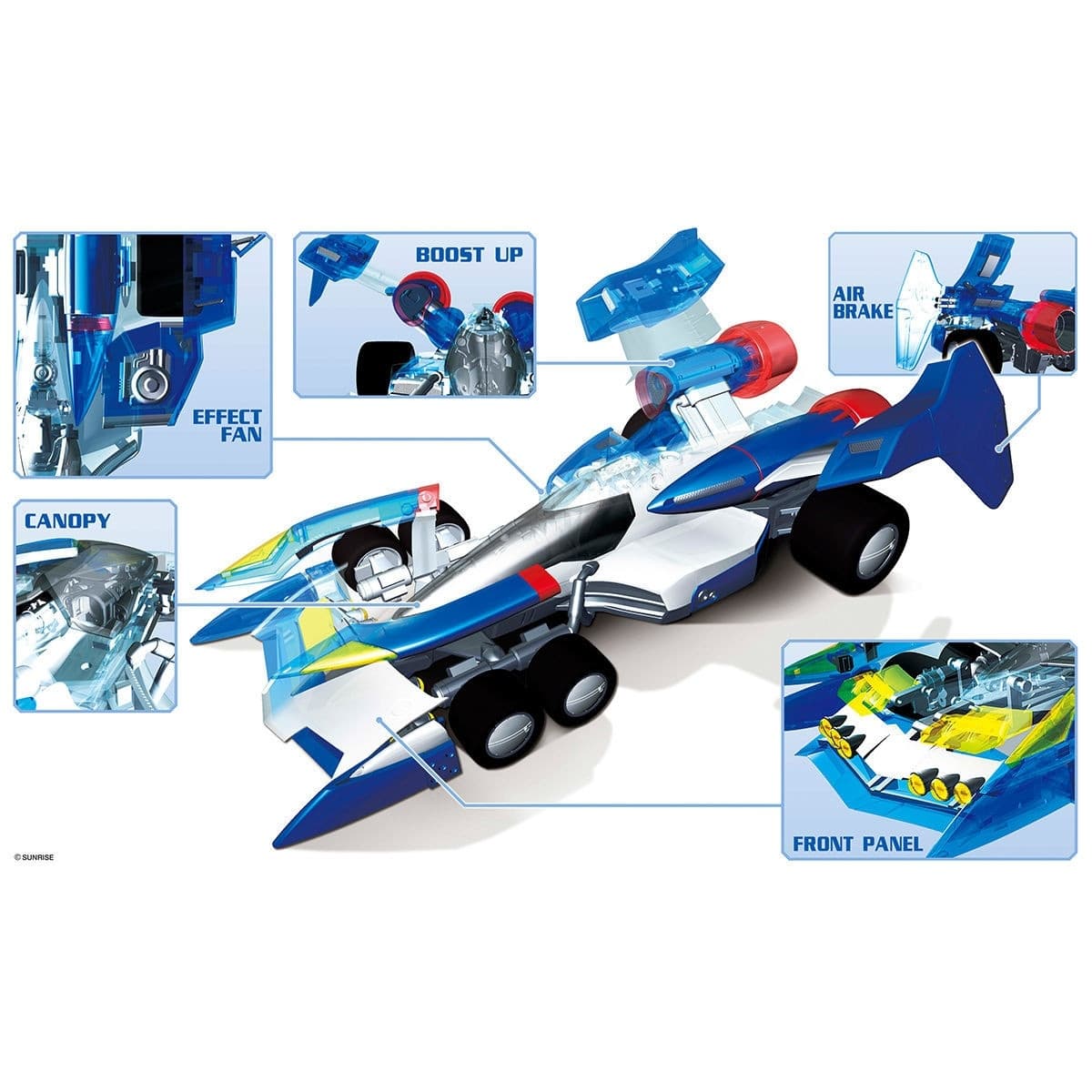 Shin Seiki GPX Cyber Formula - Super Asurada 01 - Variable Action Hi-Spec - 1/18, view 3 of 9