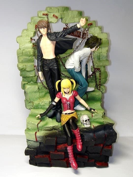 Death Note - Amane Misa - L - Yagami Light - Blanc et Noir