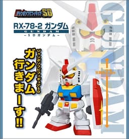 Kidou Senshi Gundam - RX-78-2 Gundam - Jumbo Soft Vinyl Figure SD, view 6 of 11