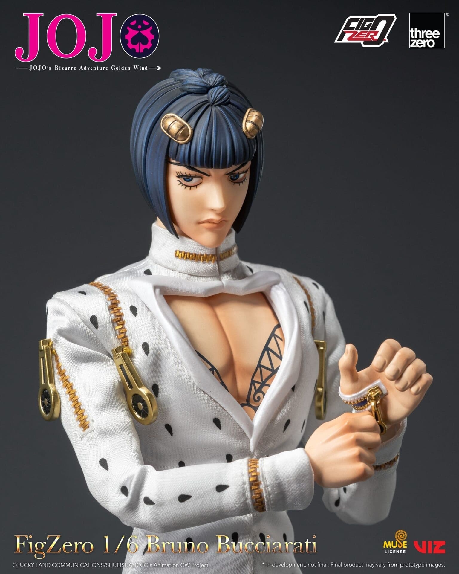 Jojo no Kimyou na Bouken - Ougon no Kaze - Bruno Bucciarati - Coco Jumbo - FigZero - 1/6, view 13 of 20