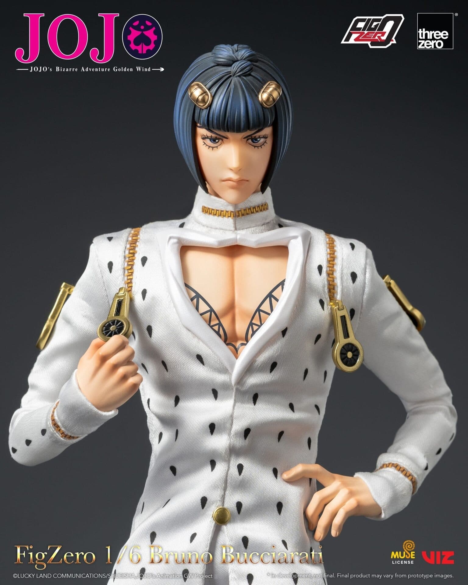 Jojo no Kimyou na Bouken - Ougon no Kaze - Bruno Bucciarati - Coco Jumbo - FigZero - 1/6, view 5 of 20