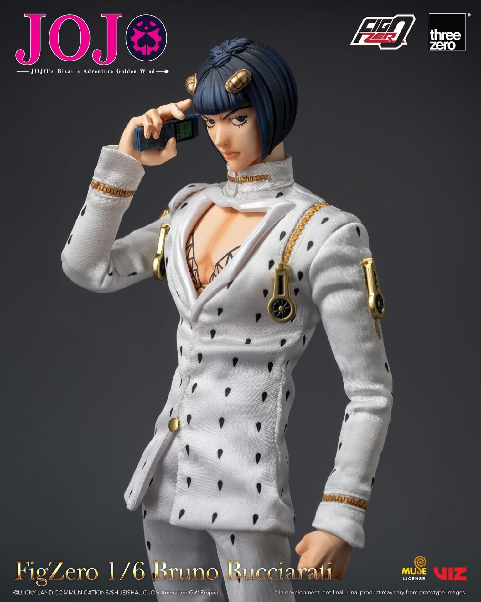 Jojo no Kimyou na Bouken - Ougon no Kaze - Bruno Bucciarati - Coco Jumbo - FigZero - 1/6, view 14 of 20