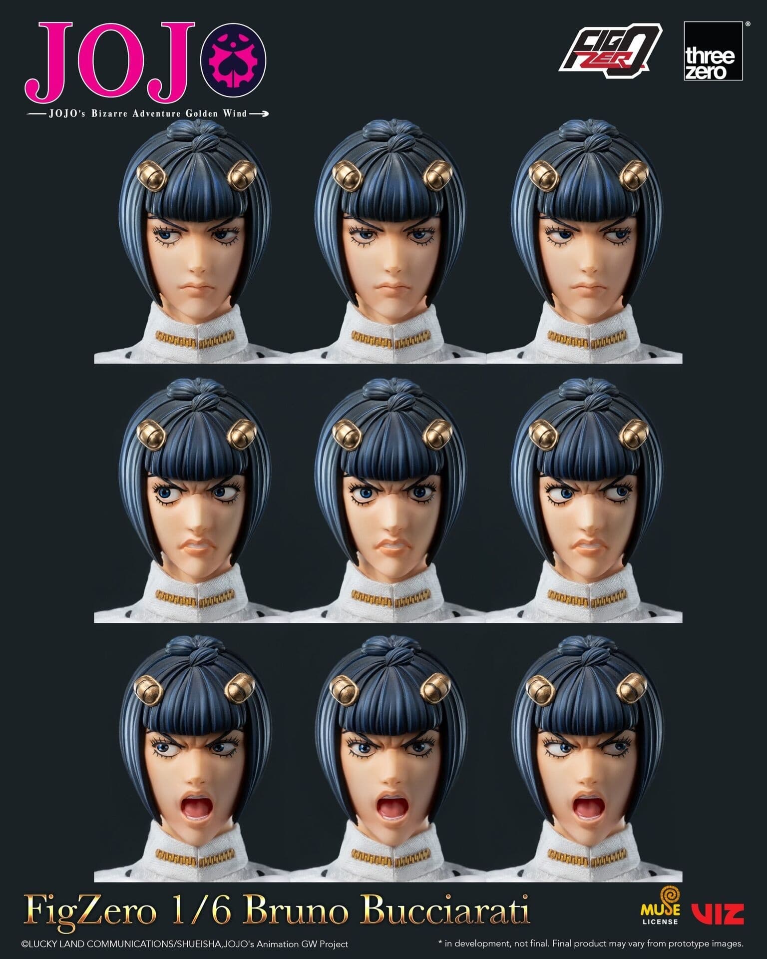 Jojo no Kimyou na Bouken - Ougon no Kaze - Bruno Bucciarati - Coco Jumbo - FigZero - 1/6, view 20 of 20