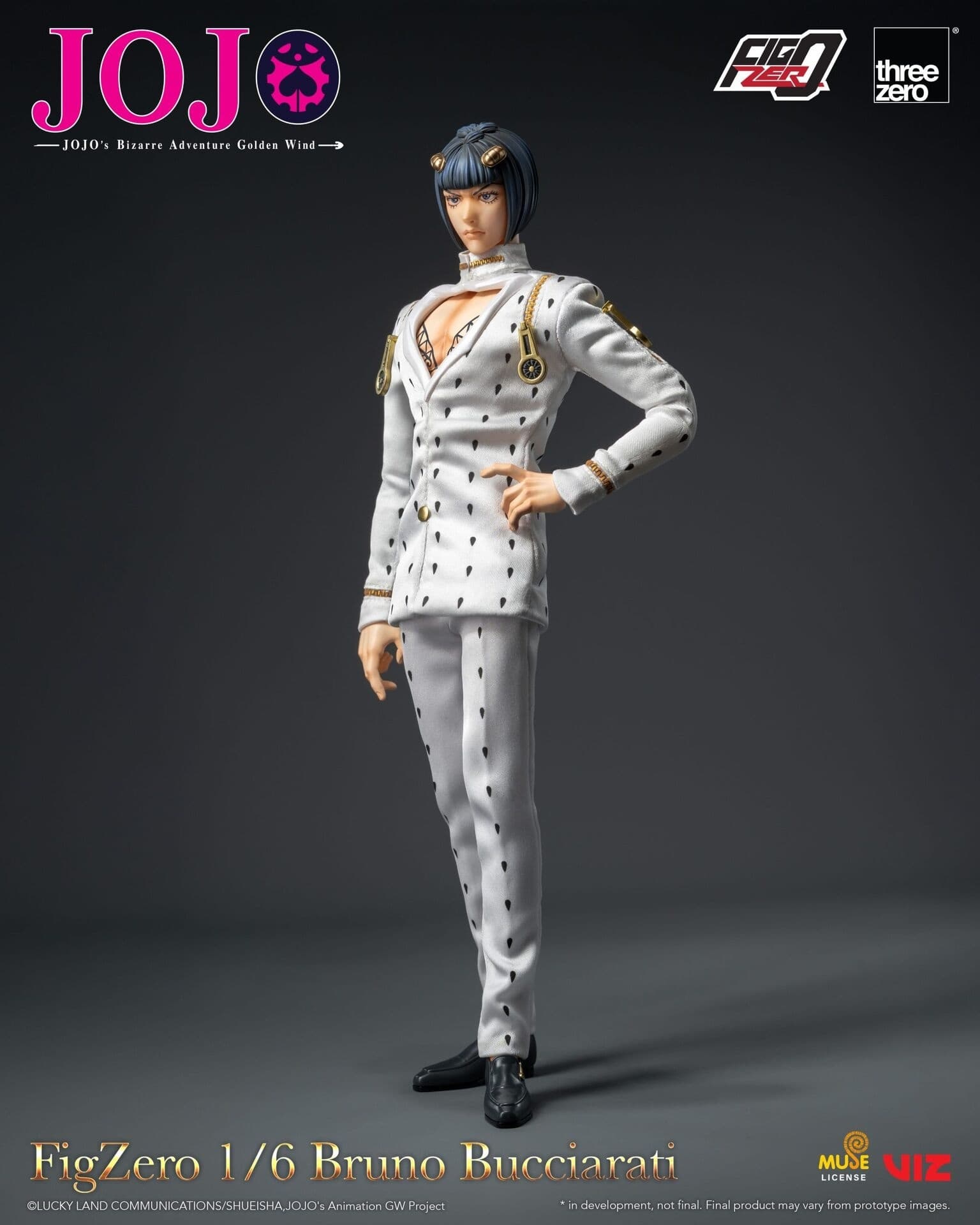 Jojo no Kimyou na Bouken - Ougon no Kaze - Bruno Bucciarati - Coco Jumbo - FigZero - 1/6, view 18 of 20