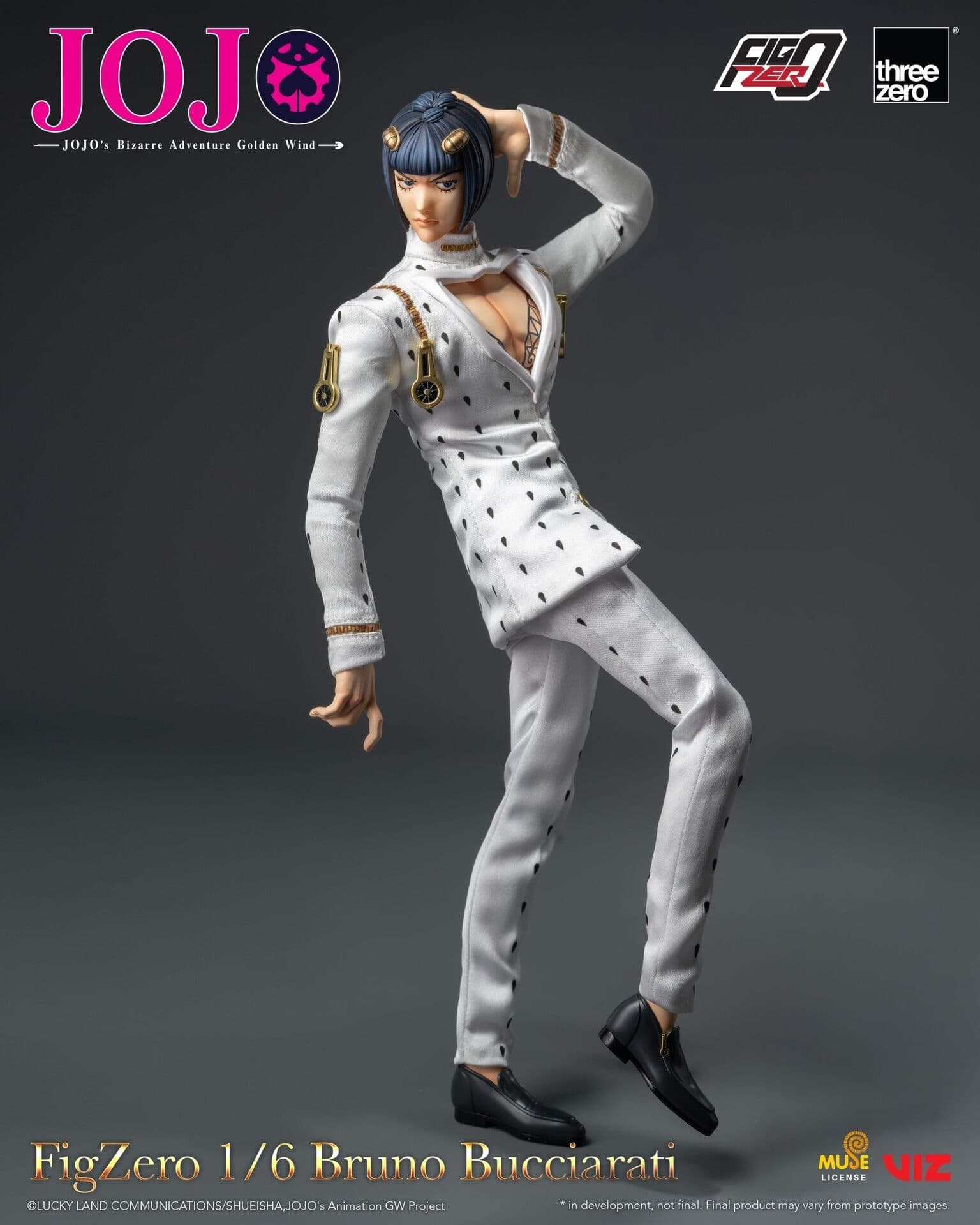 Jojo no Kimyou na Bouken - Ougon no Kaze - Bruno Bucciarati - Coco Jumbo - FigZero - 1/6, view 15 of 20
