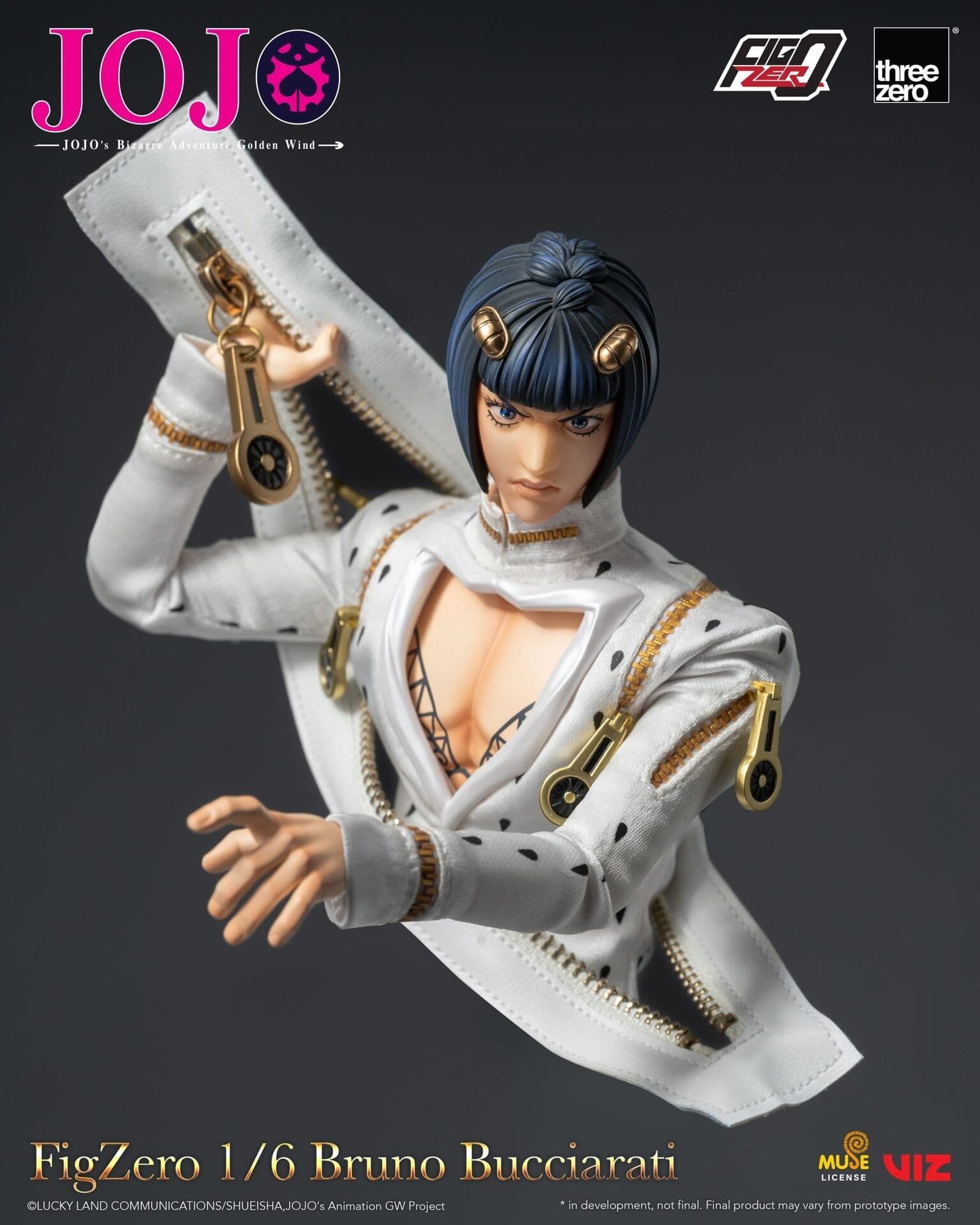 Jojo no Kimyou na Bouken - Ougon no Kaze - Bruno Bucciarati - Coco Jumbo - FigZero - 1/6, view 12 of 20