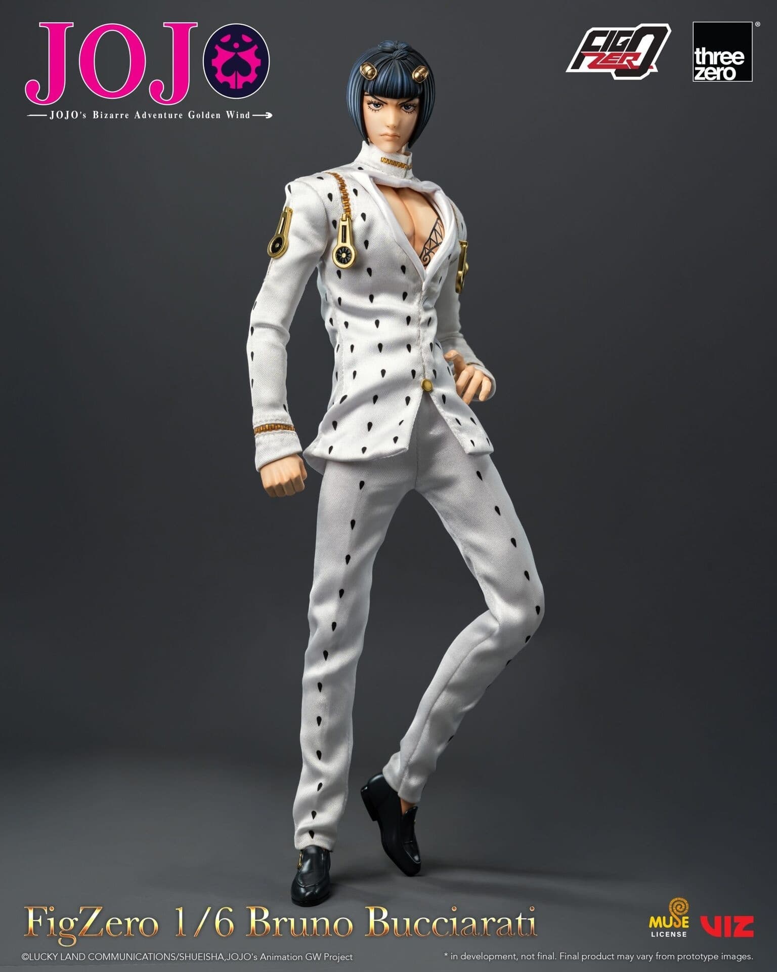 Jojo no Kimyou na Bouken - Ougon no Kaze - Bruno Bucciarati - Coco Jumbo - FigZero - 1/6, view 11 of 20