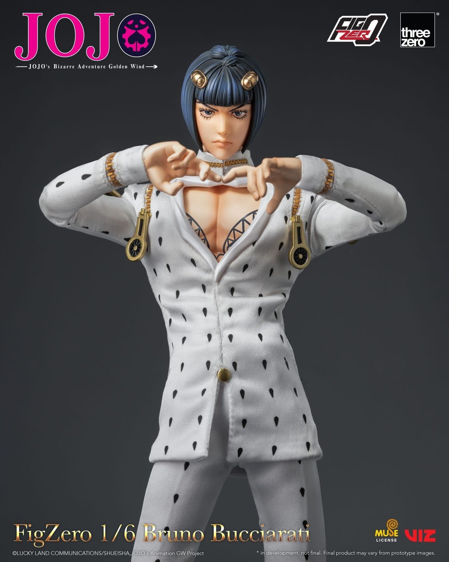 Jojo no Kimyou na Bouken - Ougon no Kaze - Bruno Bucciarati - Coco Jumbo - FigZero - 1/6, view 10 of 20