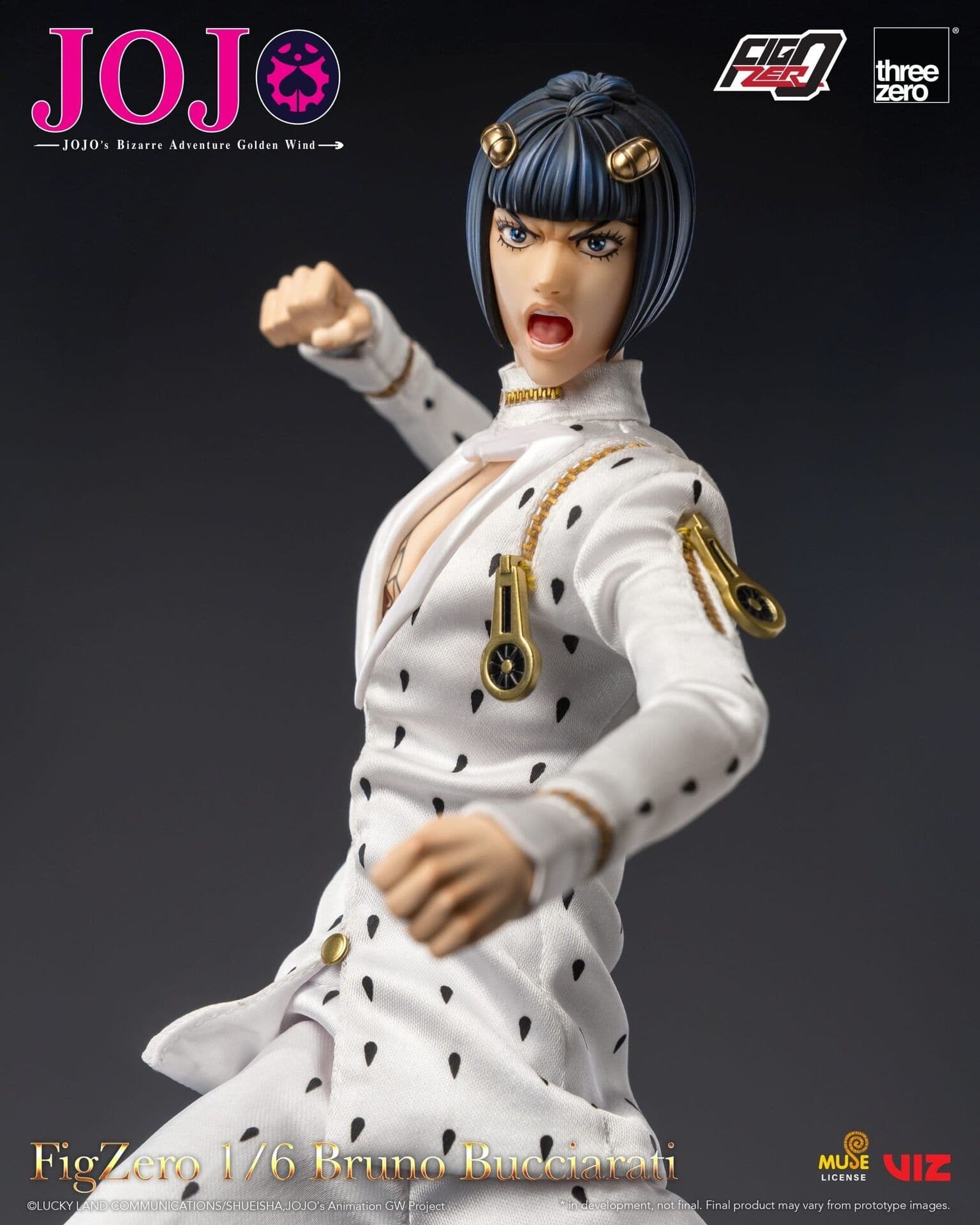 Jojo no Kimyou na Bouken - Ougon no Kaze - Bruno Bucciarati - Coco Jumbo - FigZero - 1/6, view 19 of 20
