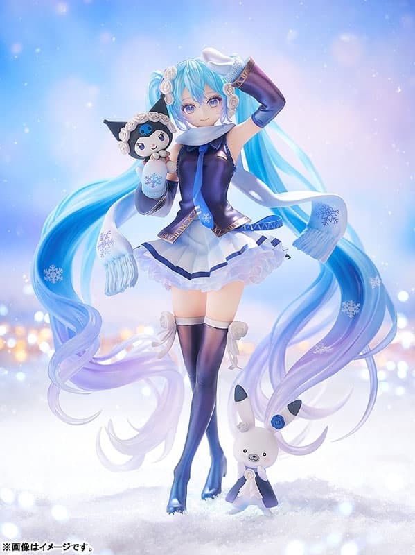Character Vocal Series 01 Hatsune Miku Snow Miku x Kuromi 1/7 Complete Figure