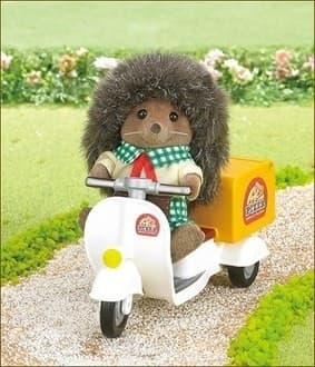 Sylvanian Families - Mortimer Bramble - Delivery Pizza Set