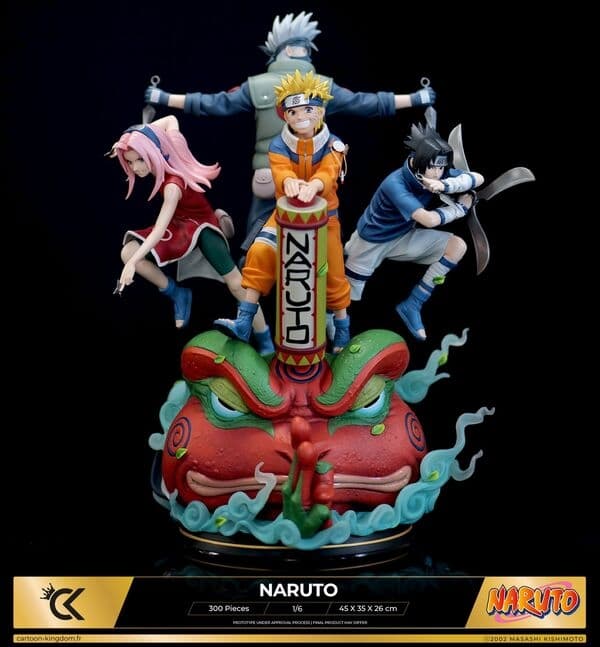 Naruto - Gamakichi - Haruno Sakura - Hatake Kakashi - Uchiha Sasuke - Uzumaki Naruto - 1/6