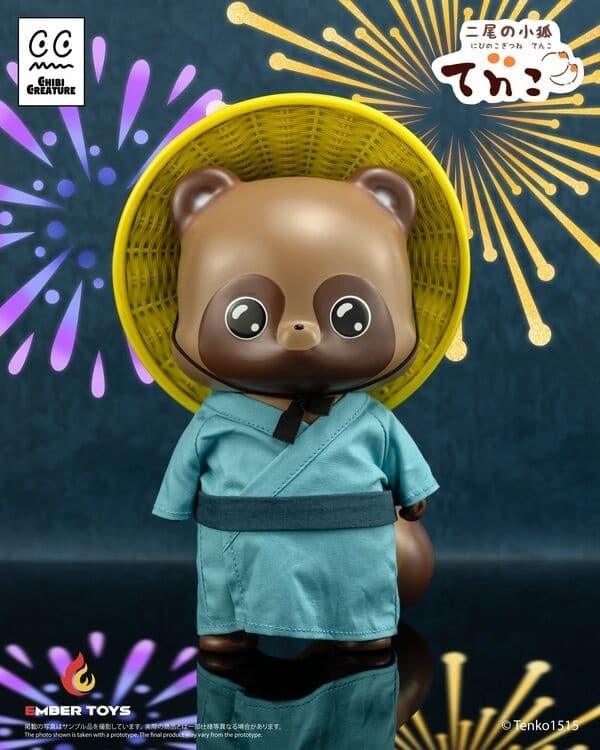 Nibi no Kokitsune - Ponkichi - Chibi Creature - Sofubi Figure - Summer Festival Ver.
