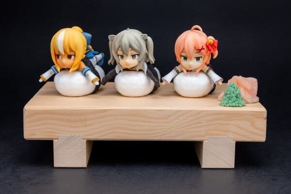 Hololive - Sakura Miko - Shiranui Flare - Shishiro Botan - Holosushi