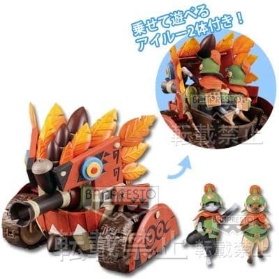 Monster Hunter 4 - Neko-style Hiryuu-sha - Otomo Airou - Ichiban Kuji - Ichiban Kuji Monster Hunter 4