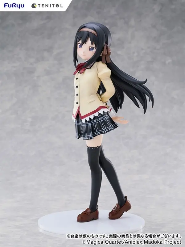 TENITOL TALL Puella Magi Madoka Magica the Movie -Walpurgisnacht: Rising- Homura Akemi Complete Figure, view 9 of 13
