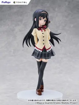 TENITOL TALL Puella Magi Madoka Magica the Movie -Walpurgisnacht: Rising- Homura Akemi Complete Figure, view 9 of 14
