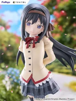 TENITOL TALL Puella Magi Madoka Magica the Movie -Walpurgisnacht: Rising- Homura Akemi Complete Figure, view 3 of 14