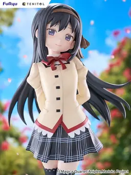 TENITOL TALL Puella Magi Madoka Magica the Movie -Walpurgisnacht: Rising- Homura Akemi Complete Figure, view 2 of 14