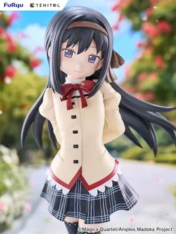 TENITOL TALL Puella Magi Madoka Magica the Movie -Walpurgisnacht: Rising- Homura Akemi Complete Figure, view 4 of 14