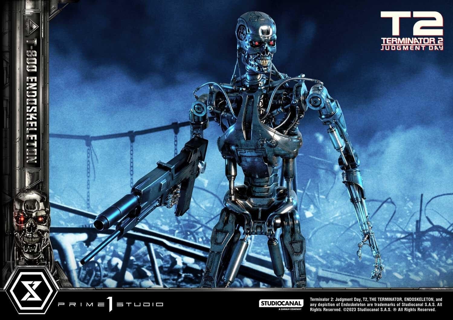 Terminator 2: Judgment Day - T-800 - Museum Masterline Series (MMT2-01) - 1/3 - Endoskeleton, view 16 of 24