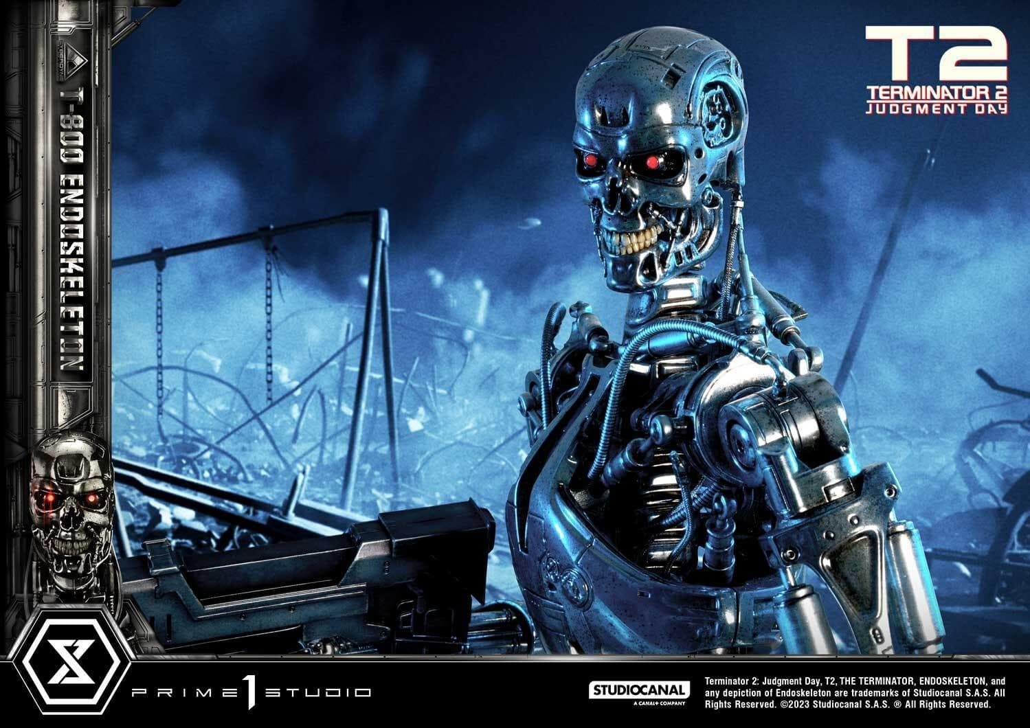 Terminator 2: Judgment Day - T-800 - Museum Masterline Series (MMT2-01) - 1/3 - Endoskeleton, view 17 of 24