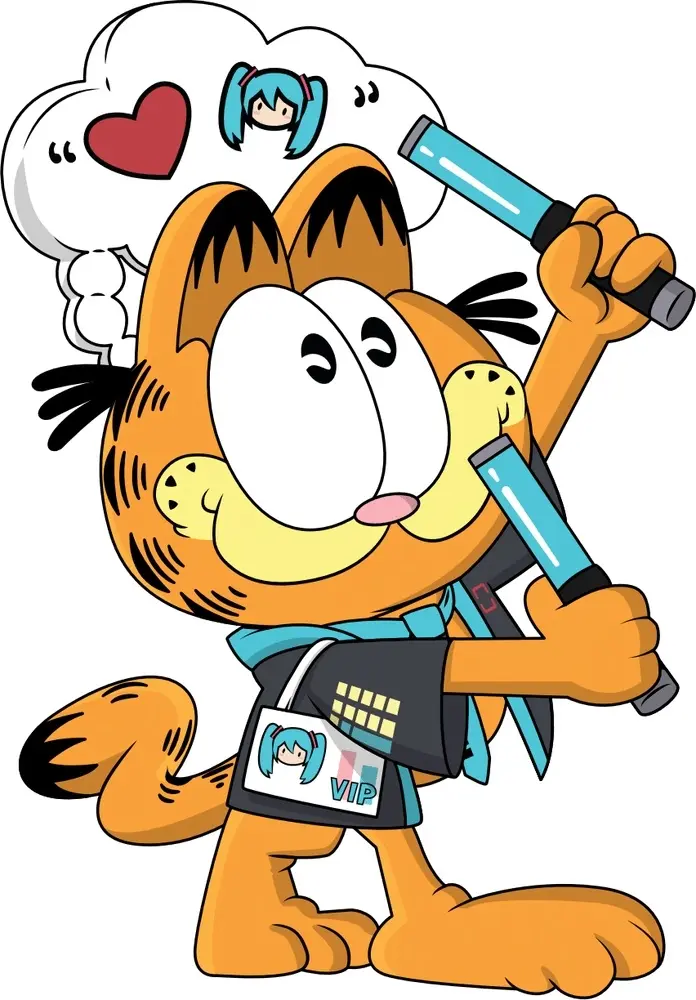 Garfield - Piapro Characters - Garfield x Youtooz (#2) - Hatsune Miku x Youtooz - Youtooz, view 2 of 3